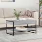 Preview: ARDEBO.de - Couchtisch Graues Sonoma 80 x 50 x 40 cm Holzwerkstoff