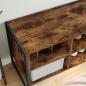 Preview: Schuhschrank 100 x 35 x 44 cm Holzwerkstoff Raucharbe