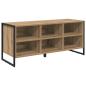 Preview: Schuhschrank 100 x 35 x 44 cm Holzwerkstoff Kunsthandwerk Eiche