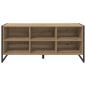 Preview: Schuhschrank 100 x 35 x 44 cm Holzwerkstoff Kunsthandwerk Eiche