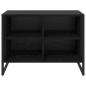 Preview: Schuhschrank 60 x 35 x 44 cm Holzwerkstoff Schwarz Eichen-Optik