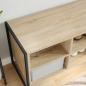 Preview: Schuhschrank 60 x 35 x 44 cm Holzwerkstoff Sonoma