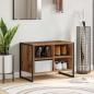 Preview: ARDEBO.de - Schuhschrank 60 x 35 x 44 cm Holzwerkstoff Altholz
