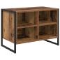 Preview: Schuhschrank 60 x 35 x 44 cm Holzwerkstoff Altholz