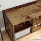Preview: Schuhschrank 60 x 35 x 44 cm Holzwerkstoff Altholz