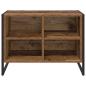 Preview: Schuhschrank 60 x 35 x 44 cm Holzwerkstoff Altholz