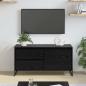 Preview: ARDEBO.de - TV-Schränk 100 x 36 x 49.5 cm Schwarz Eichen-Optik