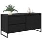Preview: TV-Schränk 100 x 36 x 49.5 cm Schwarz Eichen-Optik