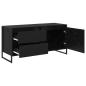 Preview: TV-Schränk 100 x 36 x 49.5 cm Schwarz Eichen-Optik