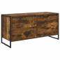 Preview: TV-Schränk 100 x 36 x 49.5 cm Raucharbe Holzwerkstoff