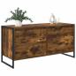 Preview: TV-Schränk 100 x 36 x 49.5 cm Raucharbe Holzwerkstoff