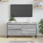 Preview: ARDEBO.de - TV-Schränk 100 x 36 x 49.5 cm Graues Sonoma Holzwerkstoff