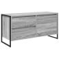 Preview: TV-Schränk 100 x 36 x 49.5 cm Graues Sonoma Holzwerkstoff