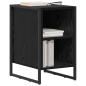 Preview: Nachttisch 2 stk. Schwarz Eichen-Optik 39,5 x 30 x 50 cm