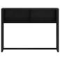Preview: Beistelltisch Schwarz Eichen-Optik 100 x 36 x 75 cm