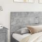 Preview: Kopfteil Beton Grau Holzwerkstoff