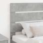 Preview: Kopfteil Beton Grau Holzwerkstoff