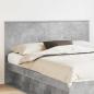 Preview: ARDEBO.de - Kopfteil Beton Grau Holzwerkstoff