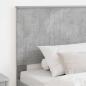 Preview: Kopfteil Beton Grau Holzwerkstoff