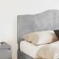 Preview: Kopfteil Beton Grau Holzwerkstoff