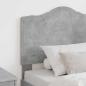 Preview: Kopfteil Beton Grau Holzwerkstoff