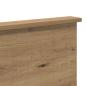 Preview: Kopfteil Artisan-Eiche Holzwerkstoff