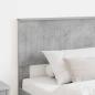 Preview: Kopfteil Beton Grau Holzwerkstoff