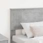 Preview: Kopfteil Beton Grau Holzwerkstoff