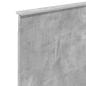 Preview: Kopfteil Beton Grau Holzwerkstoff