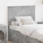 Preview: ARDEBO.de - Kopfteil Beton Grau Holzwerkstoff