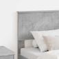 Preview: Kopfteil Beton Grau Holzwerkstoff