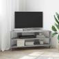 Preview: ARDEBO.de - EckTVSchrank 100 x 40,5 x 45 cm Betongrau Holzwerkstoff