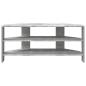 Preview: EckTVSchrank 100 x 40,5 x 45 cm Betongrau Holzwerkstoff