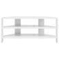 Preview: EckTVSchrank 102x40,5x45cm Hochglanz Weiß Holzwerkstoff
