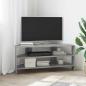 Preview: ARDEBO.de - EckTVSchrank 100 x 40,5 x 45 cm Sonoma-Grau Holzwerkstoff