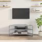 Preview: EckTVSchrank 100 x 40,5 x 45 cm Sonoma-Grau Holzwerkstoff