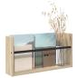 Preview: Magazinregal Sonoma-Eiche 60 x 12 x 30 cm Holzwerkstoff
