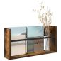 Preview: Magazinregal Räuchereiche 60 x 12 x 30 cm Holzwerkstoff