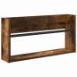 Preview: Magazinregal 2 Stk. Räuchereiche 60 x 12 x 30 cm Holzwerkstoff