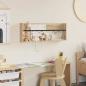 Preview: Magazinregal Sonoma-Eiche 80 x 12 x 30 cm Holzwerkstoff