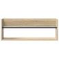 Preview: Magazinregal Sonoma-Eiche 80 x 12 x 30 cm Holzwerkstoff