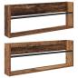 Preview: Magazinregal 2 Stk. Altholz 80 x 12 x 30 cm Holzwerkstoff