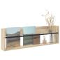 Preview: Magazinregal Sonoma-Eiche 100 x 12 x 30 cm Holzwerkstoff
