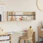 Preview: Magazinregal Sonoma-Eiche 100 x 12 x 30 cm Holzwerkstoff