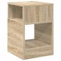 Preview: Beistelltisch 2 stk. Sonoma-Eiche 30,5 x 30 x 45 cm