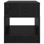 Preview: Beistelltisch Schwarz Eichen-Optik 40,5 x 40 x 45 cm