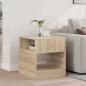 Preview: ARDEBO.de - Beistelltisch Sonoma-Eiche 40,5 x 40 x 45 cm Holzwerkstoff