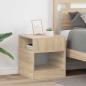 Preview: ARDEBO.de - Beistelltisch 2 stk. Sonoma-Eiche 40,5 x 40 x 45 cm