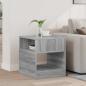Preview: ARDEBO.de - Beistelltisch Sonoma-Grau 40,5 x 40 x 45 cm Holzwerkstoff