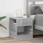 Preview: ARDEBO.de - Beistelltisch 2 stk. Graues Sonoma 40,5 x 40 x 45 cm